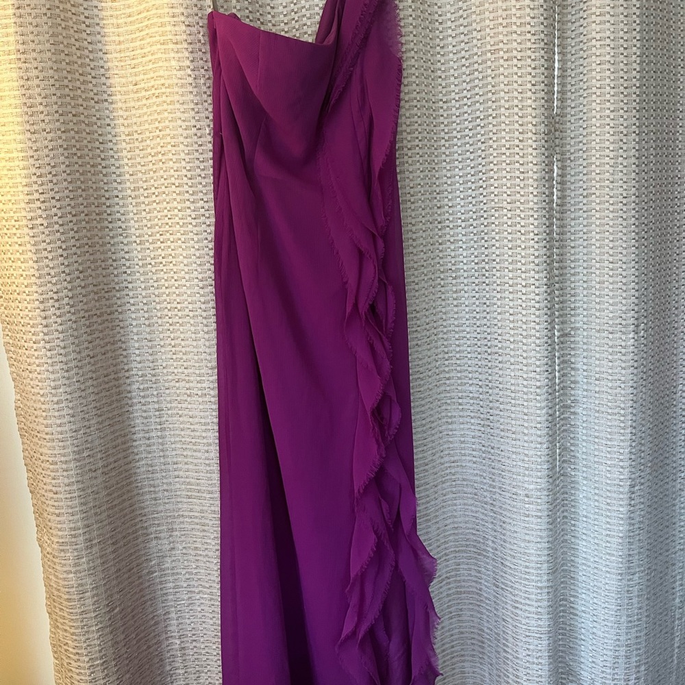 Vera Wang Rich Purple Gown